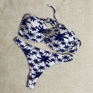 Brazilian bikini thong bathing suit push up